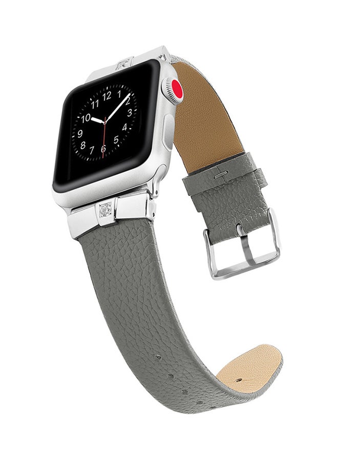 ISank Replacement Band For Apple Watch Series 1/2/3 Grey - Image 1