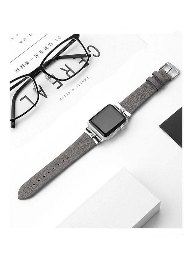 ISank Replacement Band For Apple Watch Series 1/2/3 Grey - Image 3