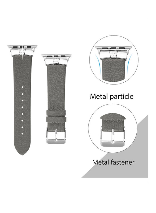 ISank Replacement Band For Apple Watch Series 1/2/3 Grey - Image 2