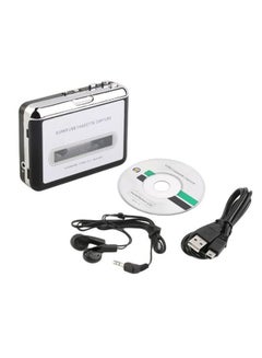 USB Cassette To MP3 Converter Audio Player ZC432600 Black/Silver