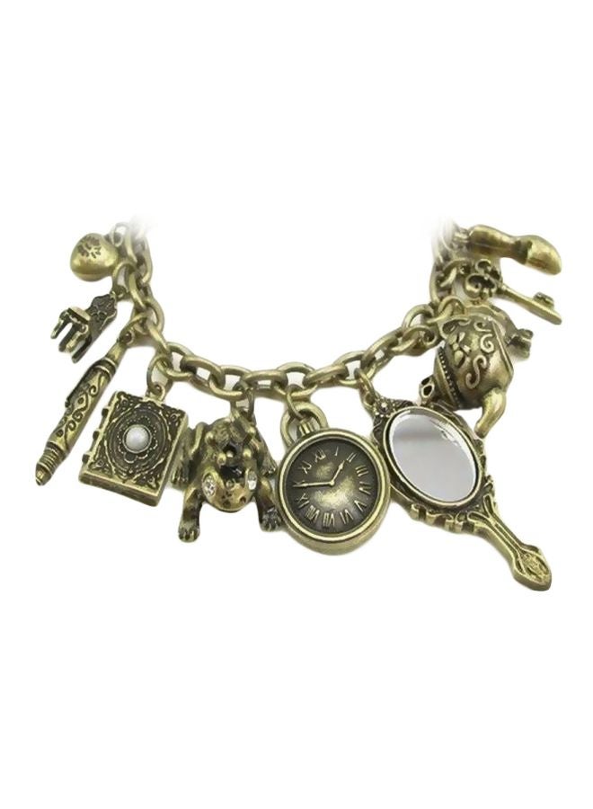 Bronze Alloy Vintage Frog Bracelet  - Image 1
