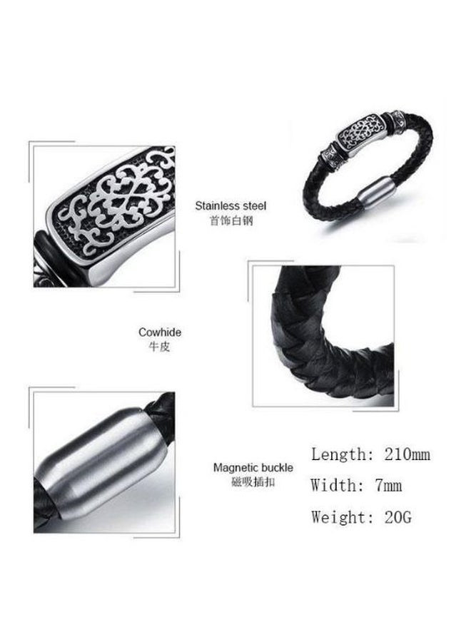 Titanium Steel Leather Bracelet - v1561817115/N23698281A_2