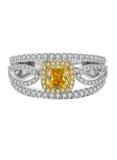 Qings Gold Plated Zircon Studded Ring  - Image 1