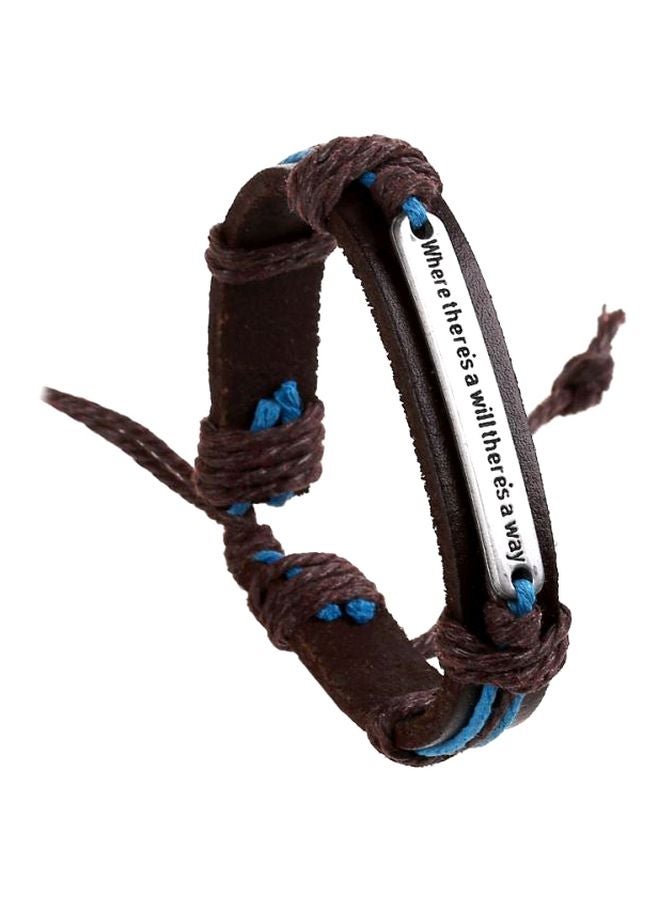 Vintage Antique Leather Bracelet 
