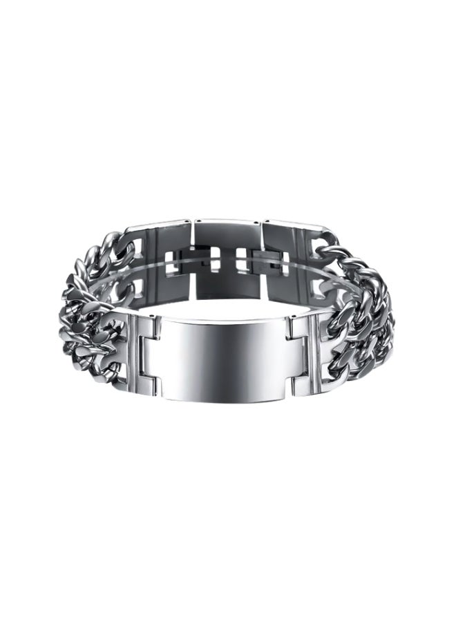 سِوار من الستانلس ستيل بتصميم سلسلة - Image 1