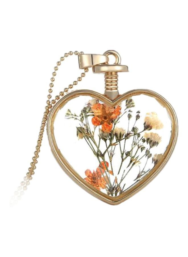 Generic - Alloy Crystal Studded Pendant Necklace - Image 1