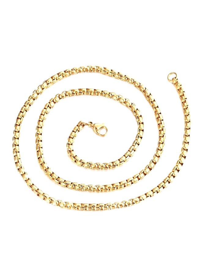 Generic - Stainless Steel 18K Gold Plated Chain Necklace - Image 1