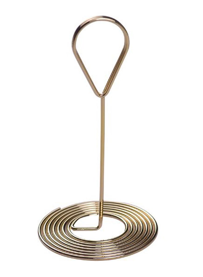 حامل بمشابك للصور ذهبي