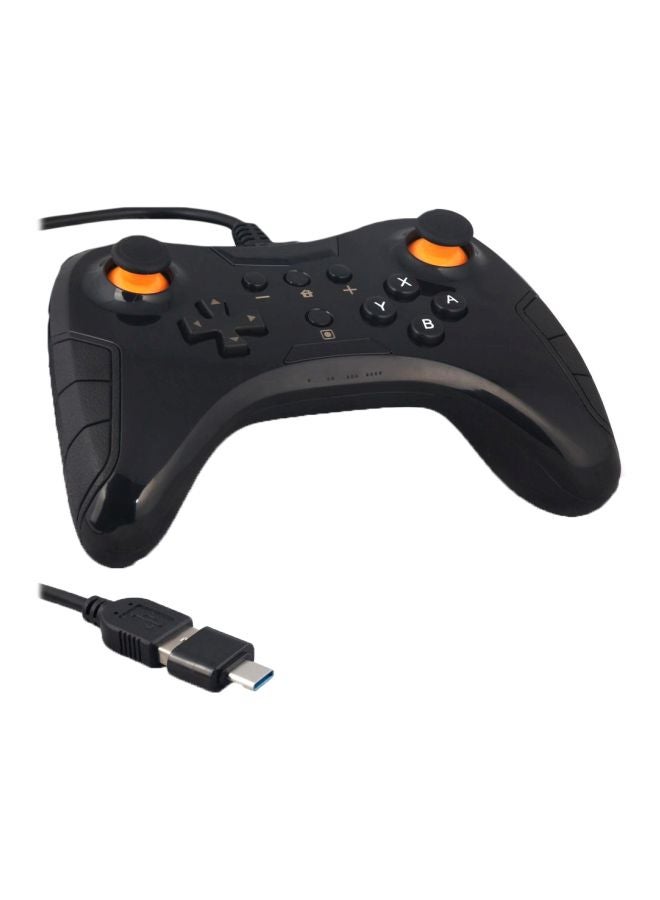 Generic Pro Wired Controller with Male Type-C to USB Adapter for N-Switch  - Image 1
