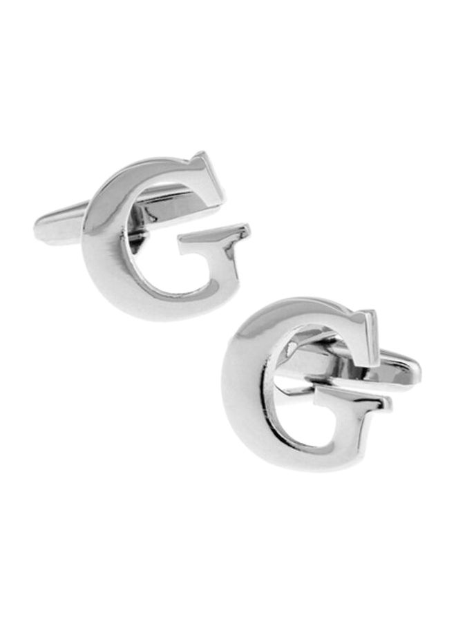 Generic - Alloy G Letter Shape Cufflinks - Image 1