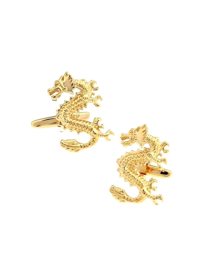 Generic - Alloy Dragon Design Cufflinks - Image 1