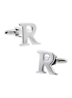 English Letter R Shaped Shirt Cufflinks