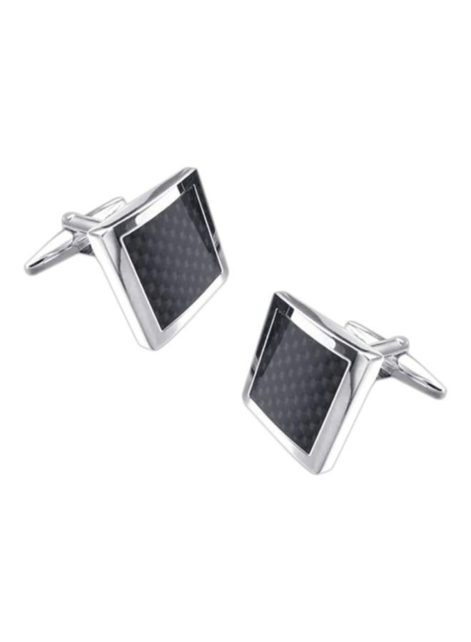 Generic - Carbon Fiber Classic Luxury Leisure Cufflinks - Image 1