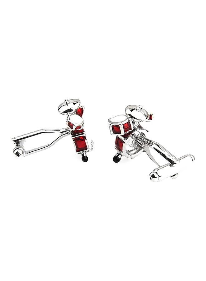 Generic - Alloy Drums Shaped Cufflinks - Image 1