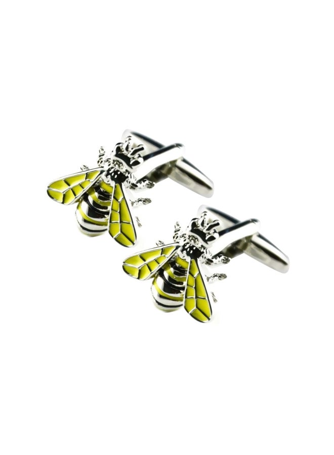 Generic - Bee Shaped Copper Cufflinks - Image 1