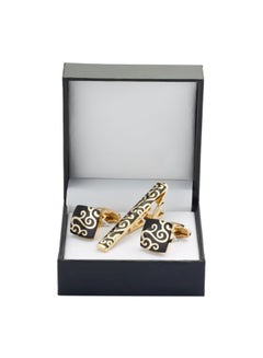 Stainless Steel Cufflinks And Tie Clip Set