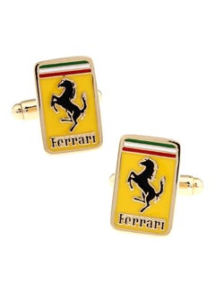 Gold Plated Ferrari Car Cufflinks