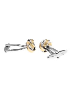 Copper Spiral Twisted Shape Cufflinks