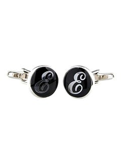 Alphabet E Encrypted Copper Cufflinks