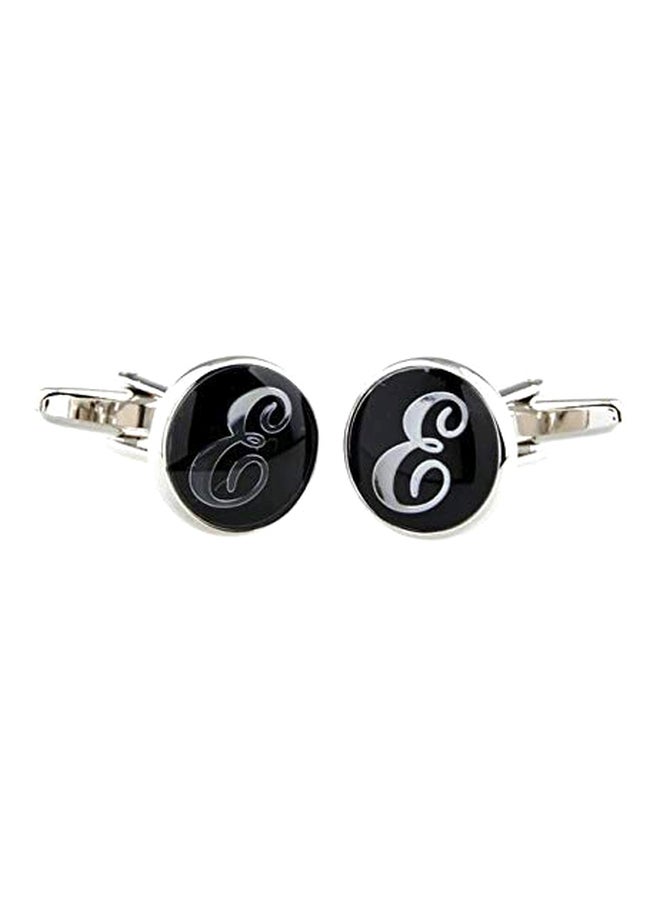 Generic - Alphabet E Encrypted Copper Cufflinks - Image 1