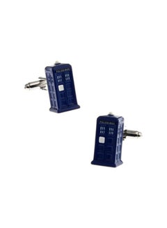 Alloy Police Box Designed Cufflinks
