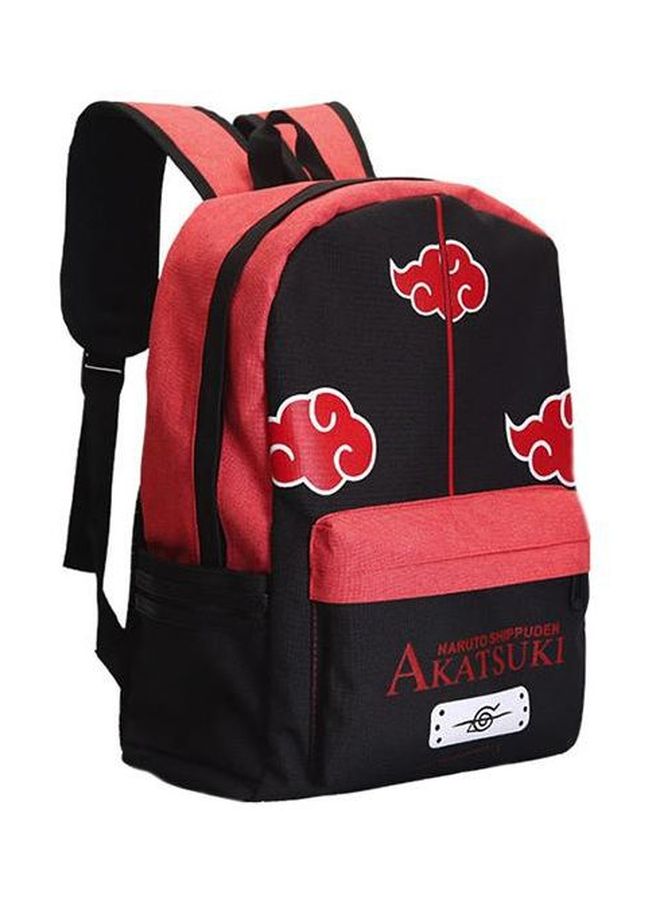 Naruto Themed Backpack Black/Red - Image 3