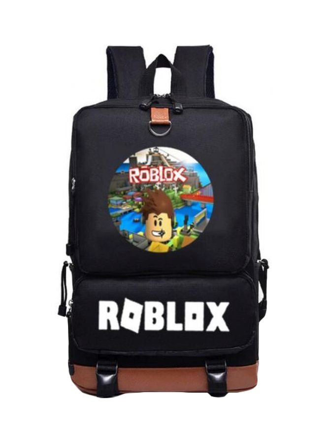 ROBLOX Multifunctional Backpack Black/White/Brown