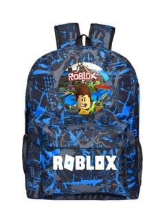 ROBLOX Thunder Printed Backpack Blue/Grey 