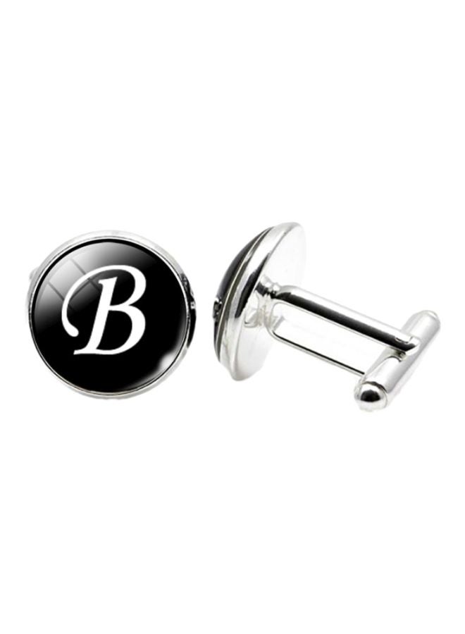 Generic - Alphabet Printed Cufflinks - Image 1