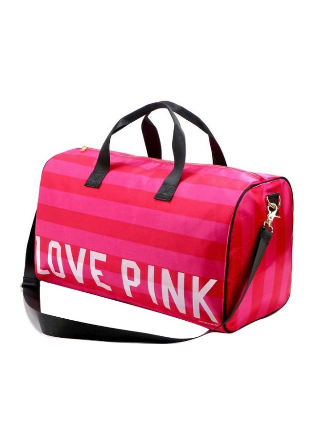 Polyester Duffle Bag Pink/Red - Image 1