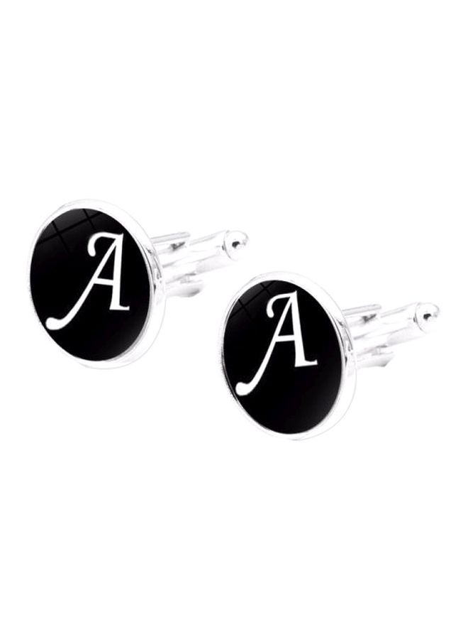 Generic - Alloy A Letter Personalized Cufflinks - Image 1