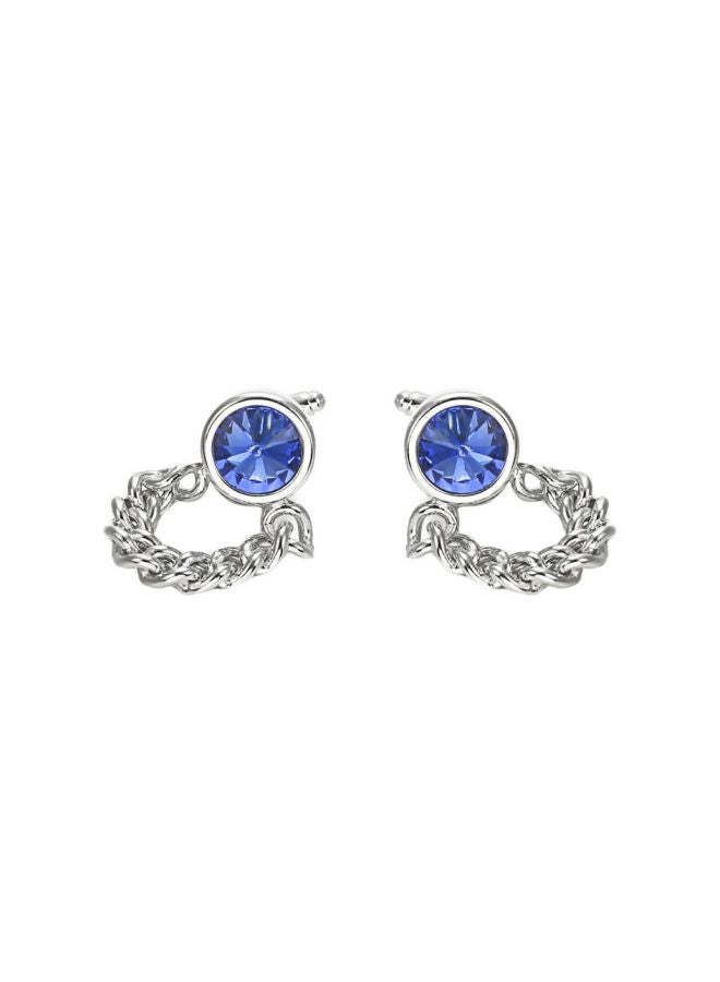 Generic - French Crystal Studded Chain Cufflinks - Image 1