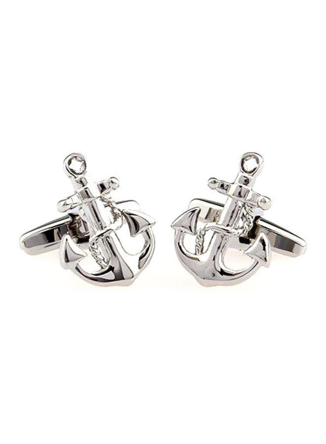 OKO Stainless Steel Anchor Cufflinks 