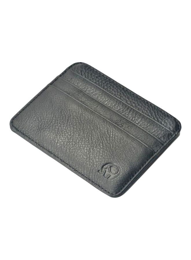 Generic - Leather Card Case Holder Black - Image 1