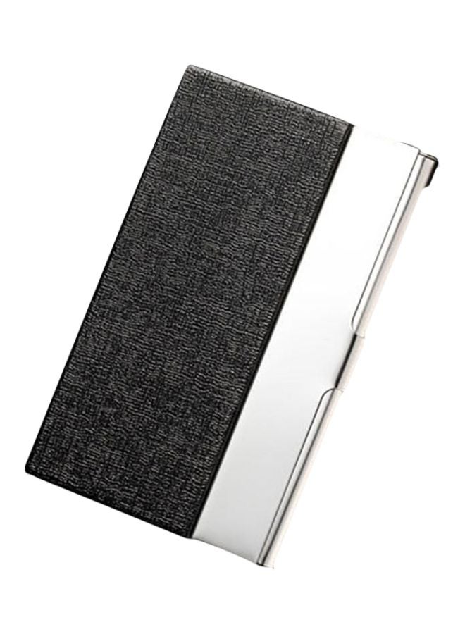 Generic - Faux Leather Card Holder Black - Image 1
