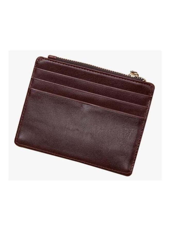 GUBINTO Faux Leather Bifold Wallet Brown - Image 2