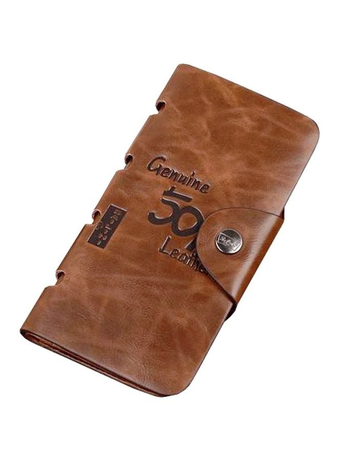 BAILINI - PU Leather Wallet Brown - Image 1