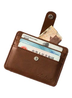 Generic Leather Card Holder Wallet Brown  - Image 1