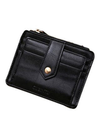 Leather Card And ID Case With Zipper Black - v1561818475/N24413358A_1