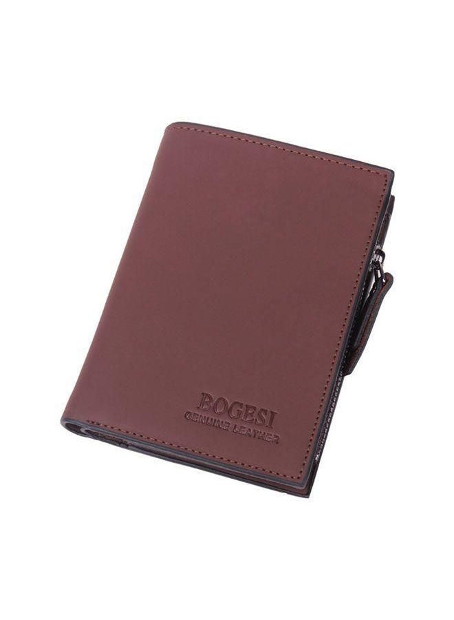BOGESI Faux Leather Wallet Brown - Image 1