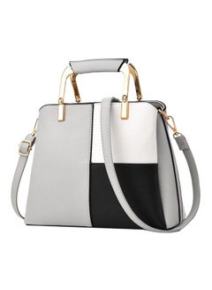 Wild Shoulder Diagonal Handbag Grey/White/Black