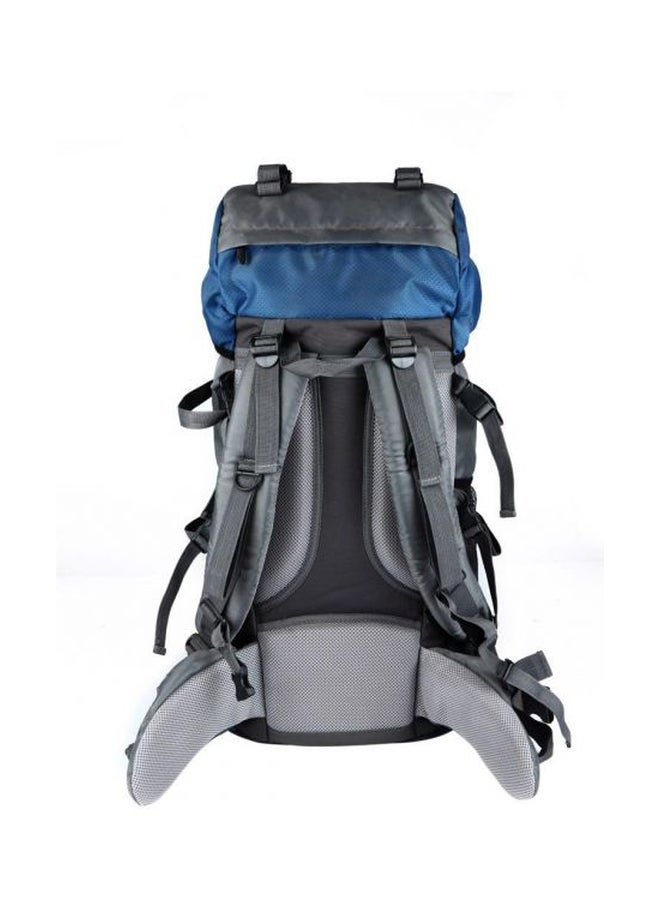 Waterproof Hiking Backpack Blue/Grey - Image 2