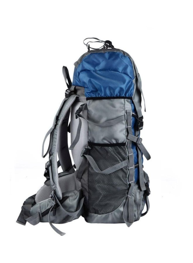 Waterproof Hiking Backpack Blue/Grey - Image 4
