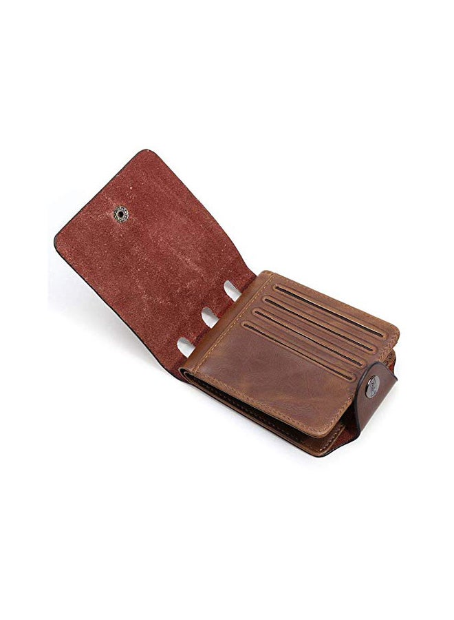 Leather Bifold Wallet Brown - Image 2