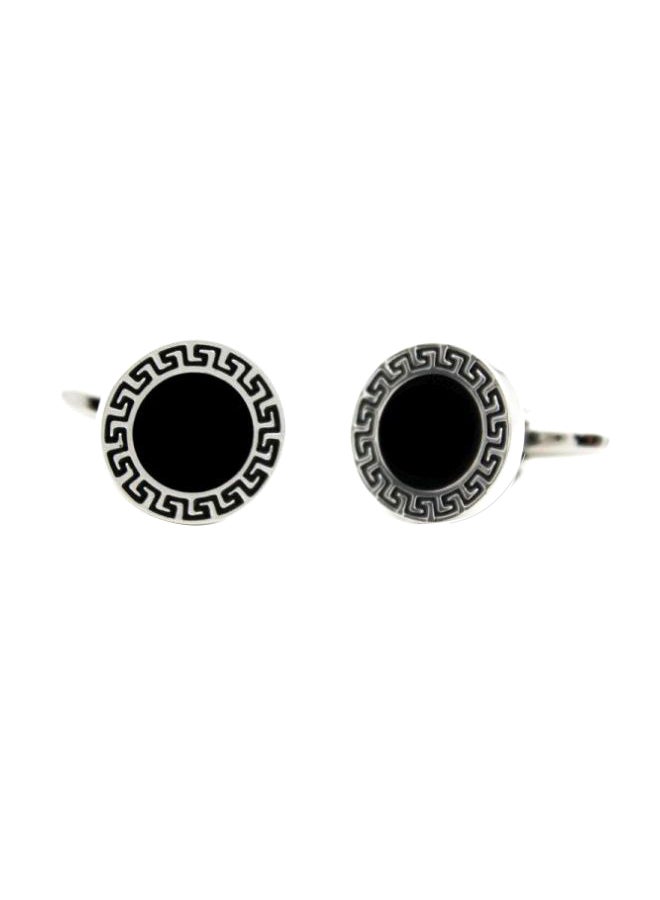 Generic - Copper Metal Plated Round Cufflinks - Image 1