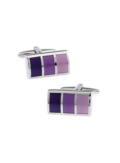 Stripe Brass Cufflinks
