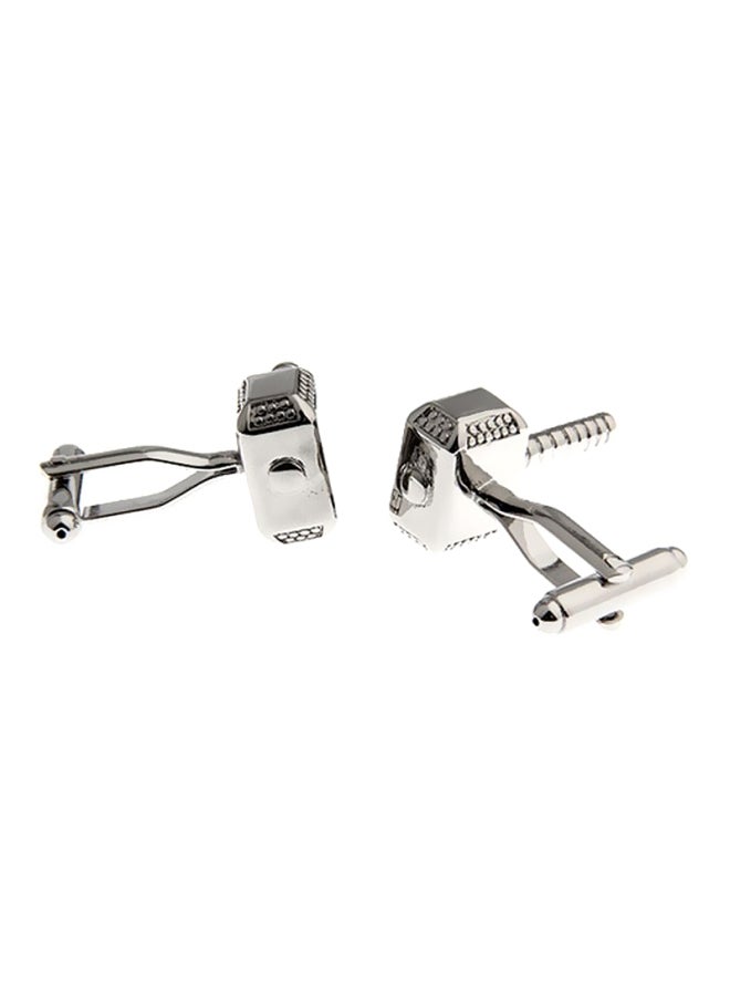 Alloy Superhero Series Quake Cufflinks  - Image 2