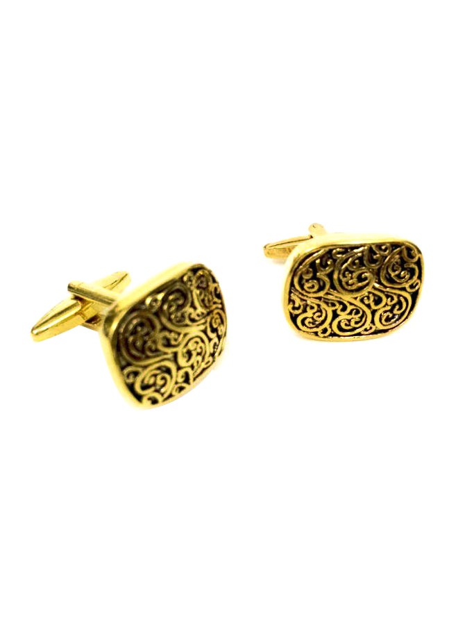 Metal Gold Plated Cufflink