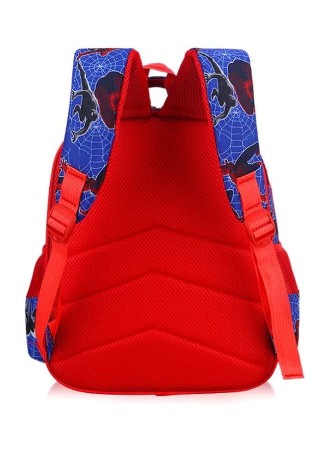 3D Spiderman Designed Backpack Red/Blue - Image 2