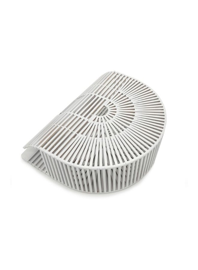 Bamboo Basket Tote Bag White  - Image 3